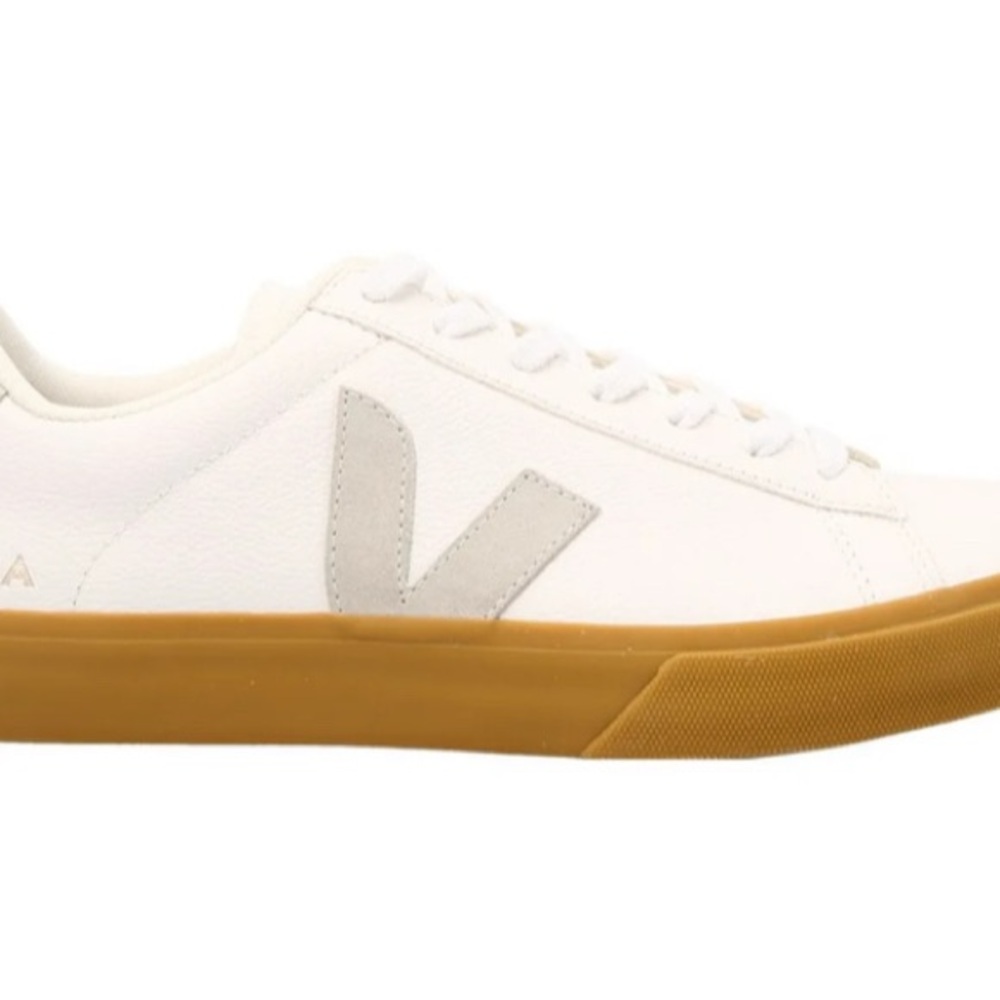 Veja White and Tan Sneakers - Picture 3 of 5